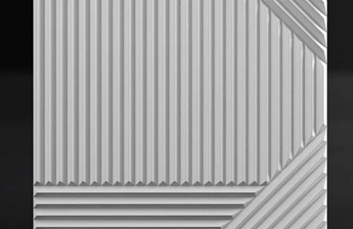 Гипсовая 3д панель «OSB-1» модель 221