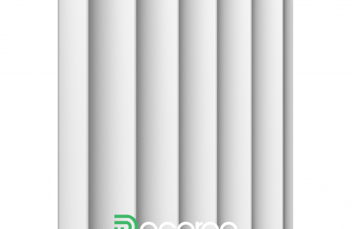 Гипсовая 3д панель «Рейка вогнутая» модель 247