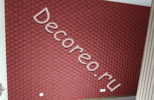 Гипсовая 3д панель «Соты» модель 220