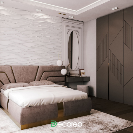 Гипсовые панели волна «Onde» модель 001