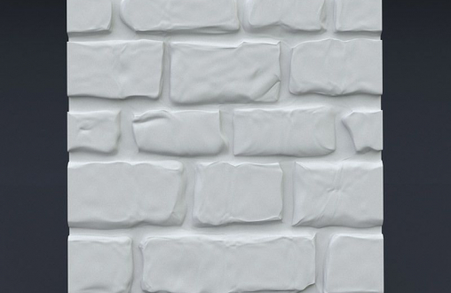 3д панели для стен под кирпич модель 018