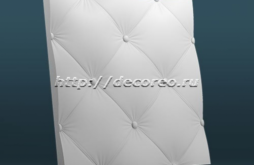 Гипсовая панель для стен «Retro» модель 016