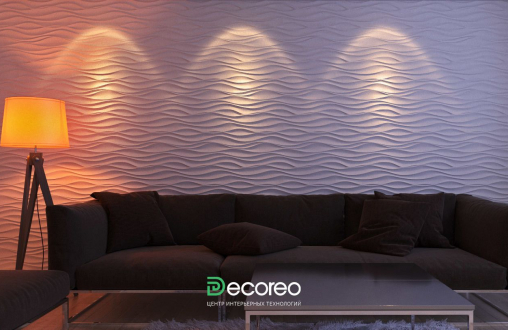 Гипсовые панели волна «Onde» модель 001