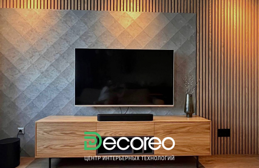 Гипсовая панель «Ромб» модель 101