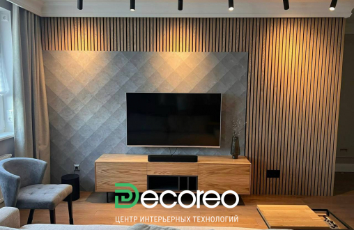 Гипсовая панель «Ромб» модель 101