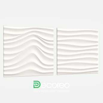 Панель волна гипсовая «Высокая волна» модель 002