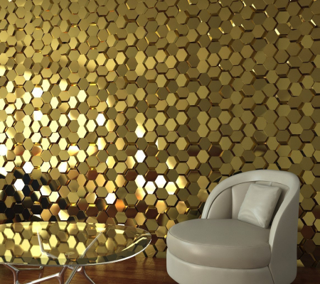 3д панель из гипса «Aurora» модель 010