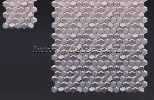 3д панель из гипса «Aurora» модель 010