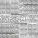 Стеновые панели из гипса «Lego» модель 011