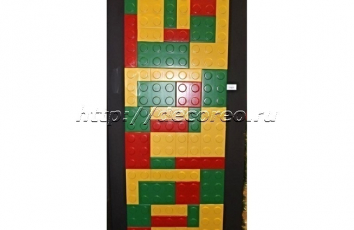 Стеновые панели из гипса «Lego» модель 011