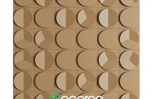 Гипсовая 3D панель «Giro» модель 013