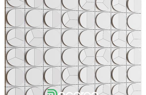 Гипсовая 3D панель «Giro» модель 013