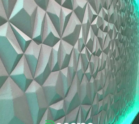 Гипсовая 3д панель «Мелкий кристалл» модель 005