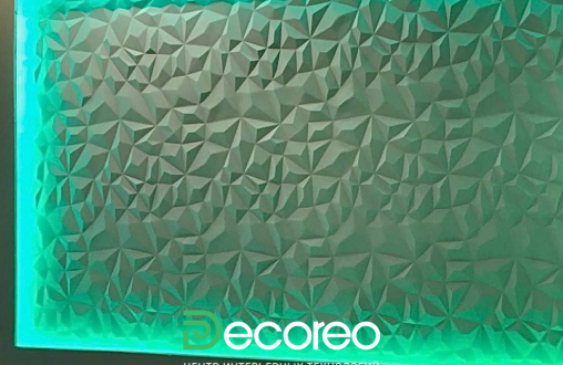 Гипсовая 3д панель «Мелкий кристалл» модель 005