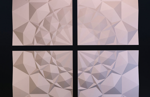 Гипсовая 3д модель «Каменная роза» модель 019