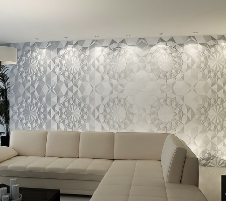 Гипсовая 3д модель «Каменная роза» модель 019