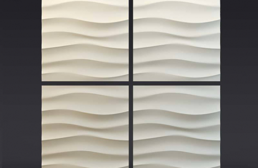 Гипсовая панель волна модель 038