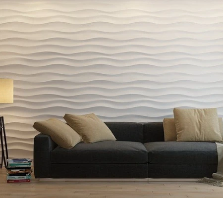 Гипсовая панель волна модель 038