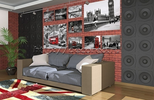 Гипсовая панель «Звук» модель 109