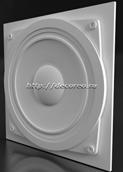 Гипсовая панель «Звук» модель 109