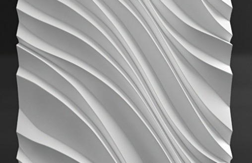 Гипсовая 3д панель «Бриз» модель 179