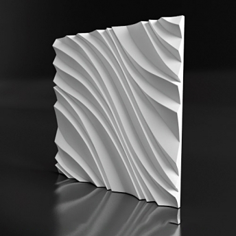 Гипсовая 3д панель «Бриз» модель 179
