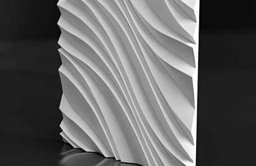 Гипсовая 3д панель «Бриз» модель 179