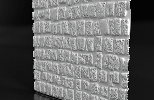 Гипсовая 3д панель «Горный камень» модель 183