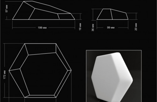 Гипсовая 3д панель «Синкс» модель 190