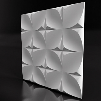 Гипсовая 3д панель «Zoom» модель 195