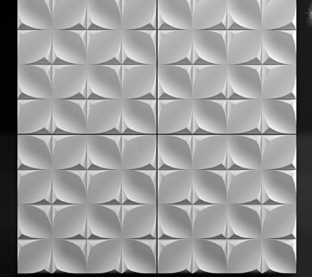Гипсовая 3д панель «Зум» модель 195