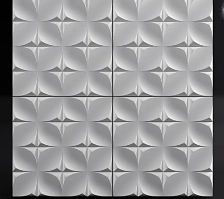 Гипсовая 3д панель «Зум» модель 195