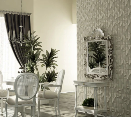 Гипсовая 3д панель «Вертикаль» модель 197