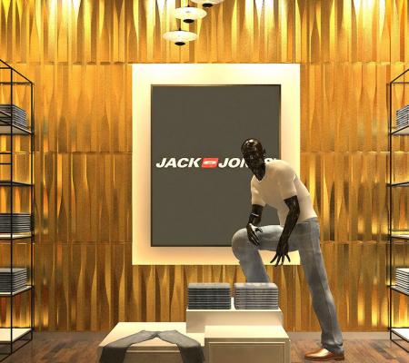 Гипсовая 3д панель «Шпат» модель 205