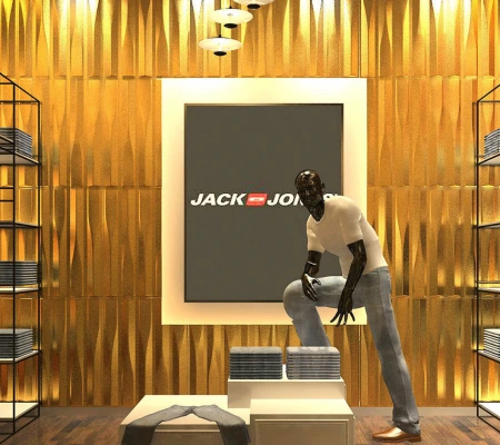 Гипсовая 3д панель «Шпат» модель 205