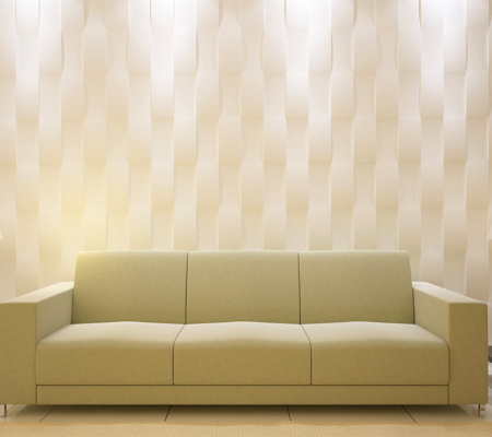 Гипсовая 3д панель «Стрингер» модель 212