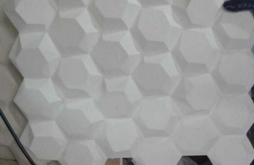 Гипсовая 3д панель «Соты» модель 220