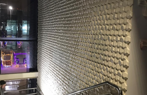 Гипсовая 3д панель «Соты» модель 220