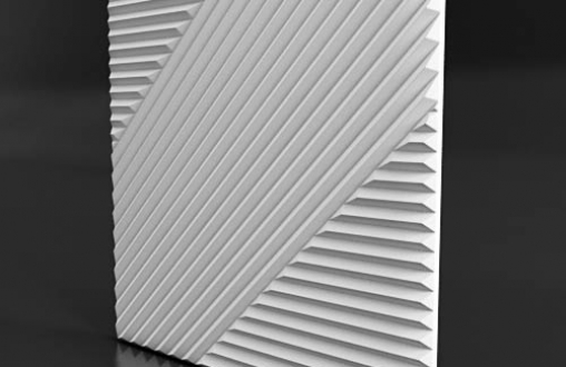 Гипсовая 3д панель «OSB-2» модель 222