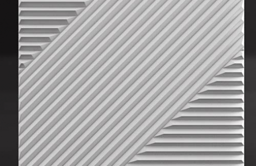 Гипсовая 3д панель «OSB-2» модель 222