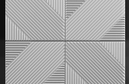 Гипсовая 3д панель «OSB-2» модель 222