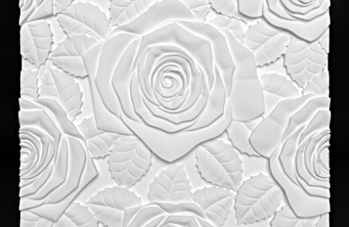 Гипсовая 3д панель модель 232