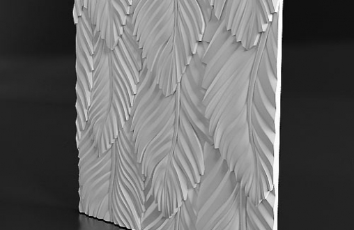 Гипсовая 3д панель «Liste» модель 234