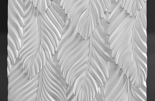 Гипсовая 3д панель «Liste» модель 234