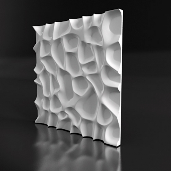 Гипсовая 3д панель «Риск» модель 238