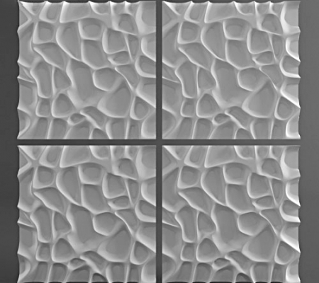 Гипсовая 3д панель «Риск» модель 238