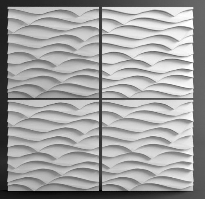 Гипсовая 3д панель «Hadus» модель 241