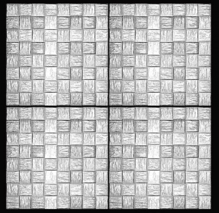 Гипсовая 3д панель «Баскет» модель 242