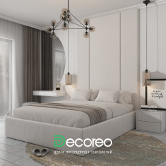 Кровать с мягкими панелями Pelitte