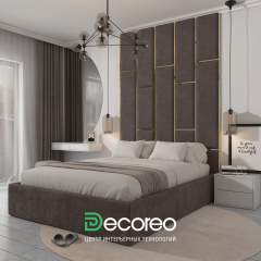 Кровать с мягкими панелями Leila